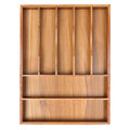 Bamboo Silverware Organizer