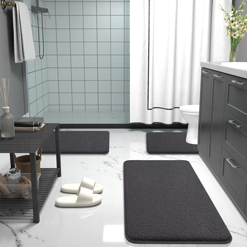 Thick Memory Foam Bathroom Rugs 36x24