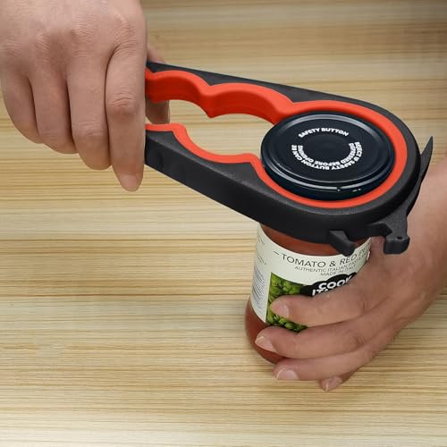 Jar Opener & Bottle Opener for Seniors with Arthritis (4 Count)