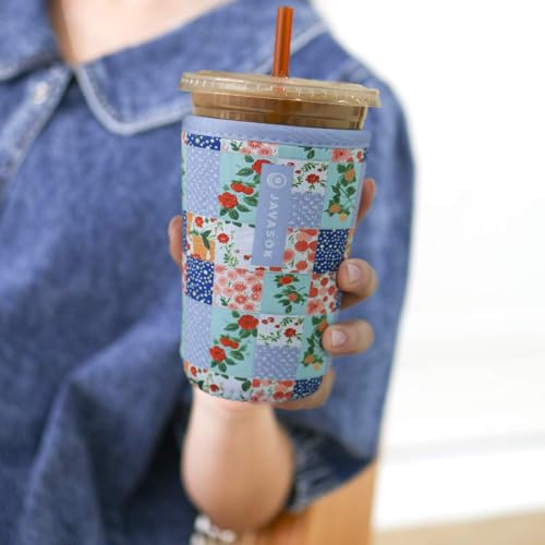 JavaSok Iced Coffee & Cold Soda Insulated Neoprene Cup Sleeve