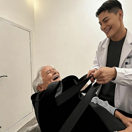 Positioning Bed Pad with Handles for Turning Lifting Repositioning Elderly