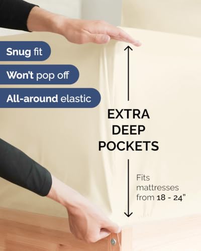 Extra Deep Flex Top Split Head King Sheet Set