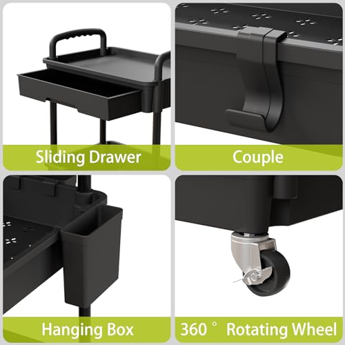 5 Tier Rolling Cart Organizer