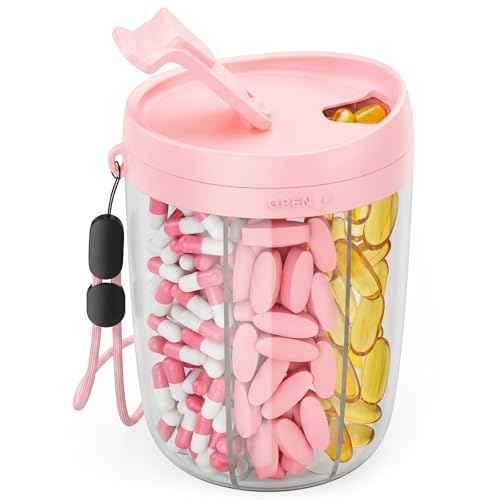 Large Pill Bottle Organizer Anti