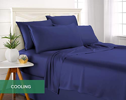 Twin Sheets Genuine 100% Organic Viscose Derived from Bamboo Bed Sheet Set