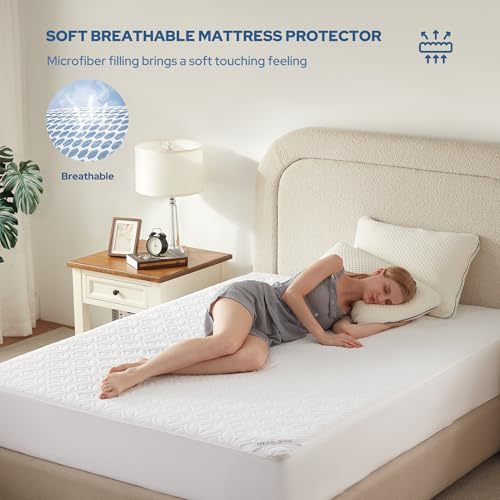 2 Pack Waterproof Mattress Protector California King Size (2 Count)