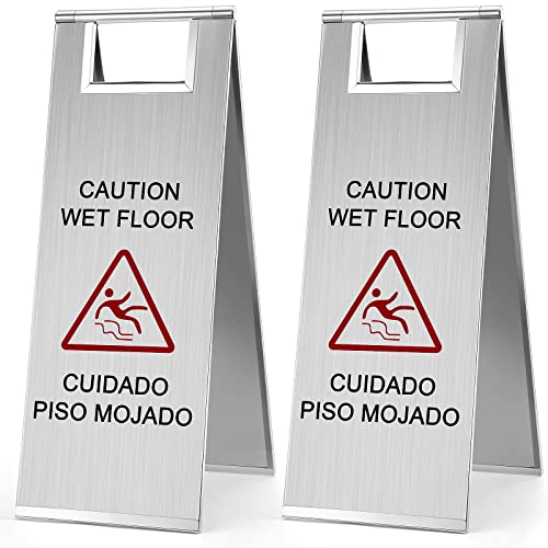 2 Pcs Wet Floor Sign (2 Count)