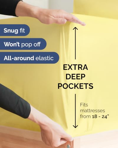 Extra Deep Flex Top Split Head King Sheet Set