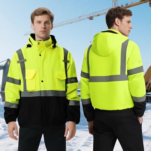 Hi Vis Safety Jacket for Men