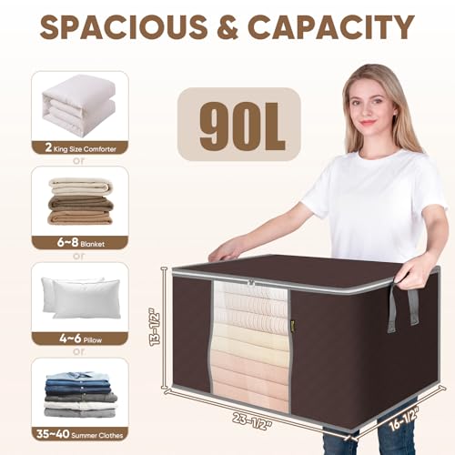 8 Pack Clothes Storage Bags (8 Count)