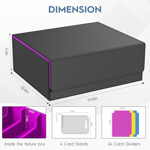 4 Row Trading Card Storage Box