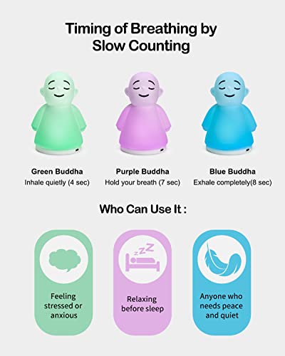 Calm Your Mind for Stress & Anxiety Relief Night Light for Mindfulness