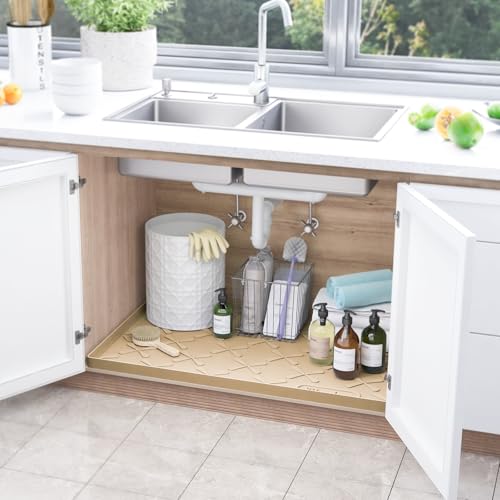 Waterproof Under Sink Mat 34" x 22" (5.19 Sq Ft)