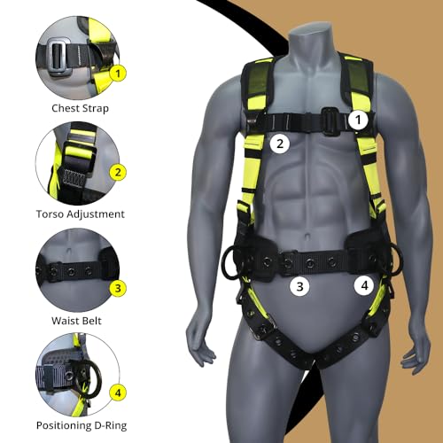 Demon Fall Protection Comfortable Safety Harness