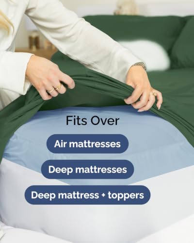 Extra Deep Flex Top Split Head King Sheet Set