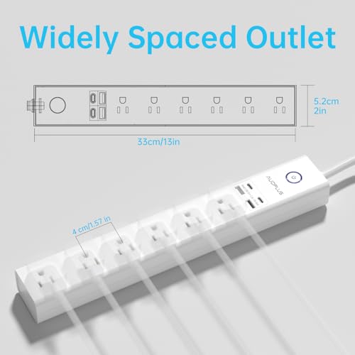 Power Strip Surge Protector with USB