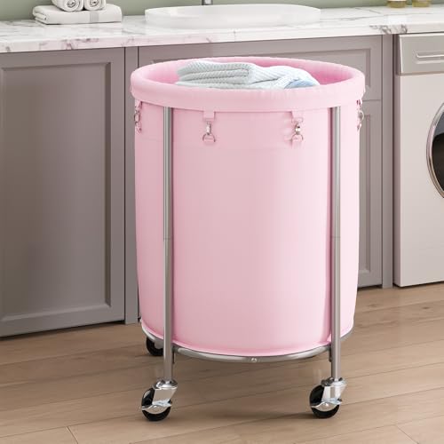 Laundry Basket with Wheels