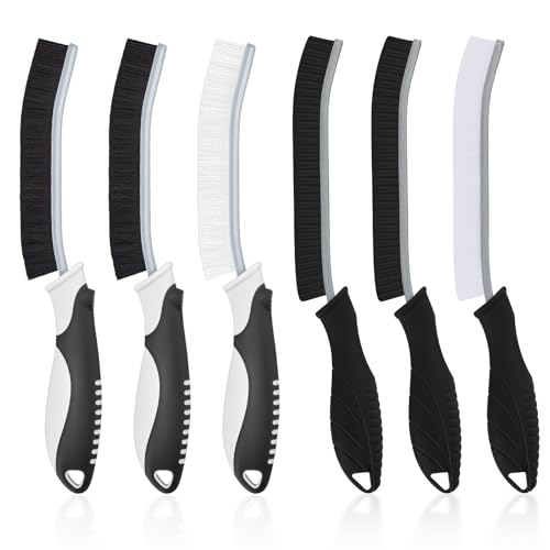 6Pcs Hard Bristle Crevice Cleaning Brushes
