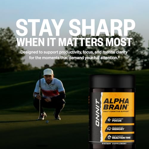 Alpha Brain Nootropic Brain Supplement for Focus & Memory (30 Count)