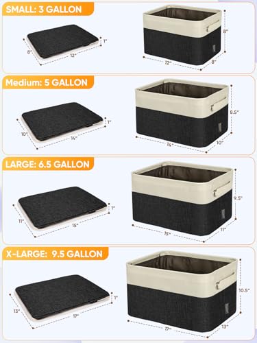 1 Pack Fabric Closet Storage Bins for Shelves