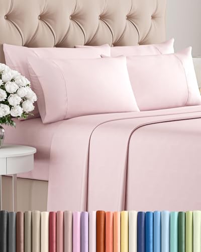 Cal King 6 Piece Bed Sheet Set