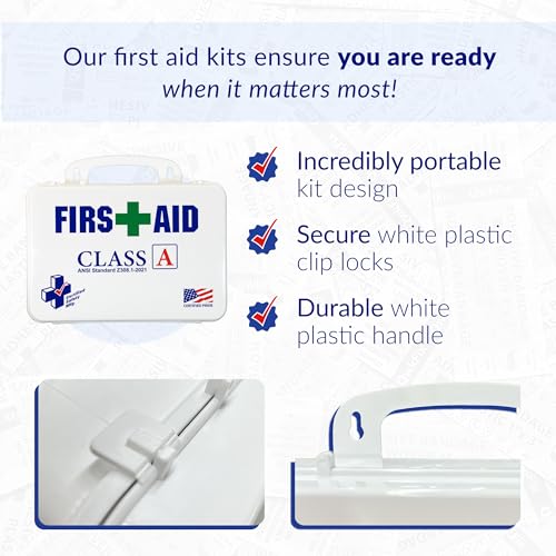 Mfg Class A 21 Plus First Aid Kit for Businesses (139 Count)
