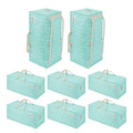 8 Pack Heavy Duty Moving Bags with Backpack Straps (8 Count)