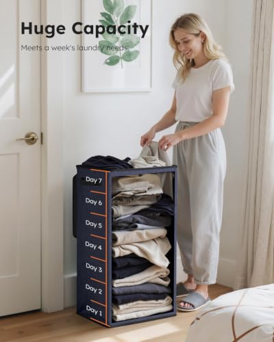100L Laundry Hamper with Lid