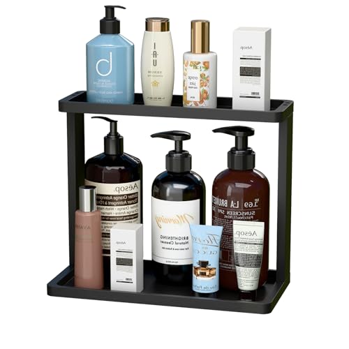 Bamboo Bathroom Organizer Countertop
