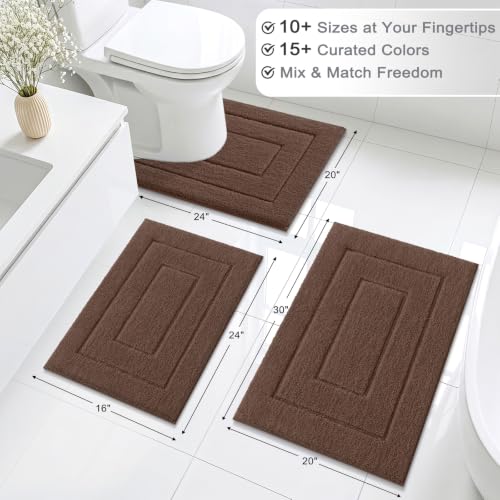 Microfiber Bathroom Rugs 70x24 (11.67 Sq Ft)