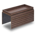 DETOR Couch Arm Tray with Spacious 12.4" x 5.4" Storage Box
