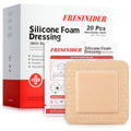 Silicone Foam Dressing with Adhesive Border (20 Count)