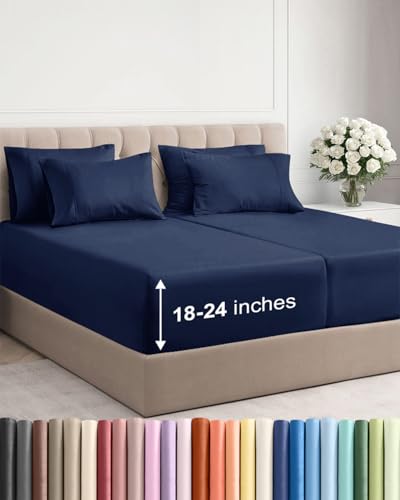 Extra Deep Split King Sheet Set