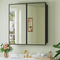 30 x 30 Inch Framed Medicine Cabinet Mirror