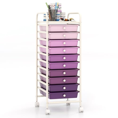 10 Drawer Storage Cart w