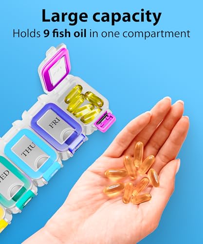 Weekly Pill Organizer 1 time a Day (7 Count)