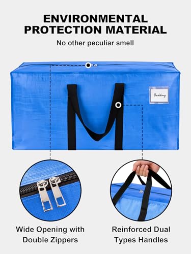 Supports 200lbs Heavy Duty Moving Bags (4 Count)