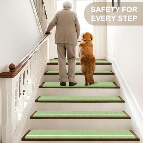 Non Slip Stair Treads for Wooden Steps Indoor