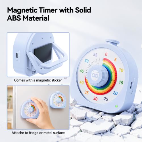 Kids Timer with Rainbow Visual Disk