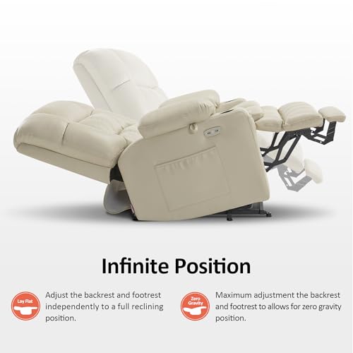 Oversized Dual Motor Power Lift Recliner Chair for Elderly R7891