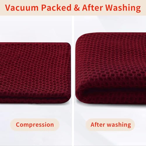 100% Cotton Waffle Weave Kitchen Dish Towels 6 (6 Count)