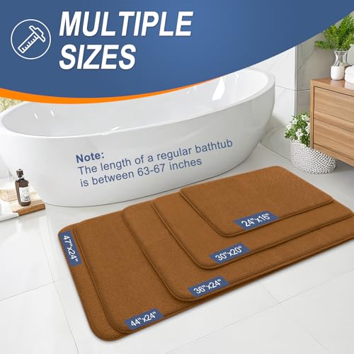 Memory Foam Bathroom Runner Rugs 59x24