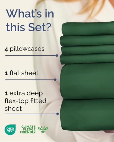 Flex Top Split Head King 6 Piece Sheet Set