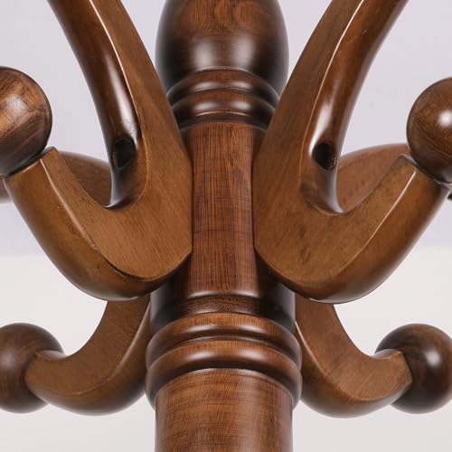 Freestanding Coat Rack Stand with 8 Hooks