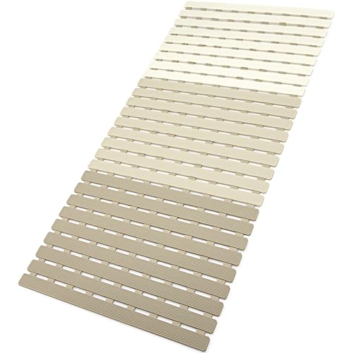 Bath Tub Shower Mat Non Slip Bathtub Mats for Bathroom Shower Floor Mat Bath Mats for Shower Tub Anti Slip Shower Mat with Drain Hole and Large Suction Cups