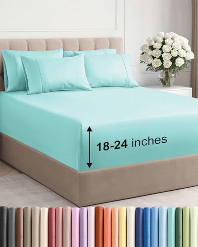 Extra Deep Cal King Sheet Set
