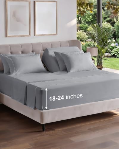 Extra Deep Flex Top Split Head King Sheet Set