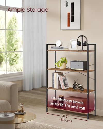 4 Tier Tall Bookshelf