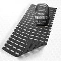 31"x15" Weighted Non Slip Bath Mat for Textured Tubs
