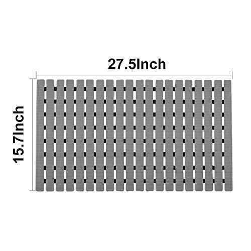 Shower Mat Non Slip Bathtub Mat 27.5 x 15.7 Inch Bath Mat for Tub